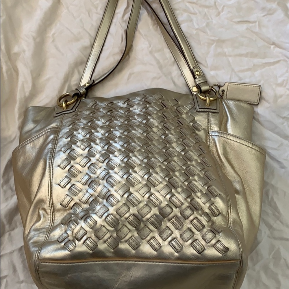 Gold Coach purse